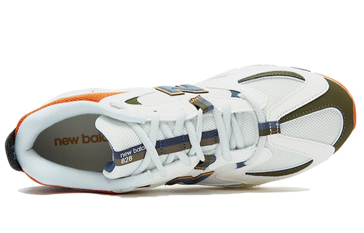 Кроссовки для бега New Balance 828 White Blue Orange - изображение 4