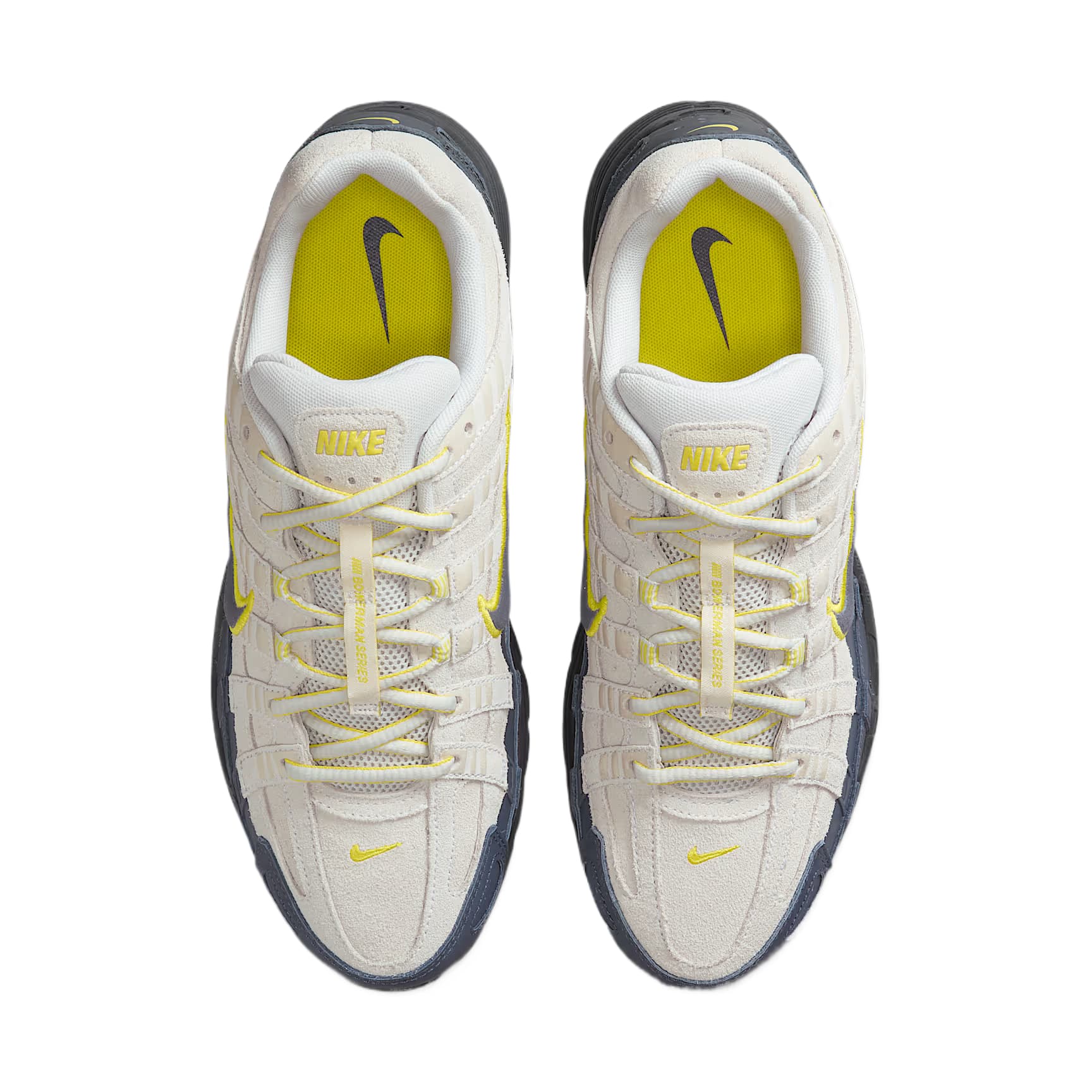 Кроссовки для бега Nike P 6000 Кожа Низкие Кроссовки для Беговых Соревнований Мужские Белые - изображение 4