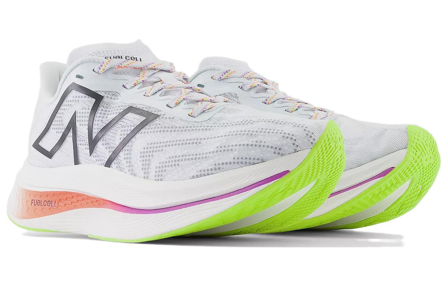 Кроссовки для бега New Balance SC Trainer V2 Амортизация Дышащий Поддержка Увеличение Высоты Низкий Топ Карбоновая Плита - изображение 3
