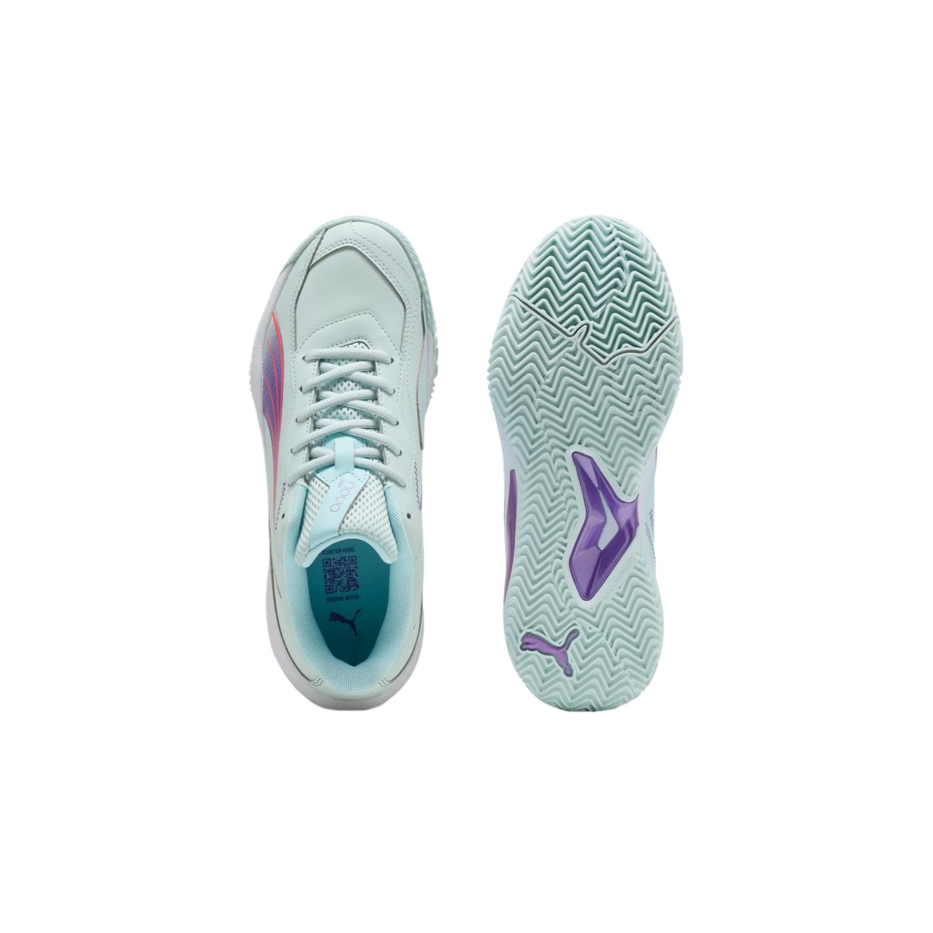 Кроссовки для бега PUMA Nova противоскользящие низкие беговые кроссовки женские синие - изображение 4