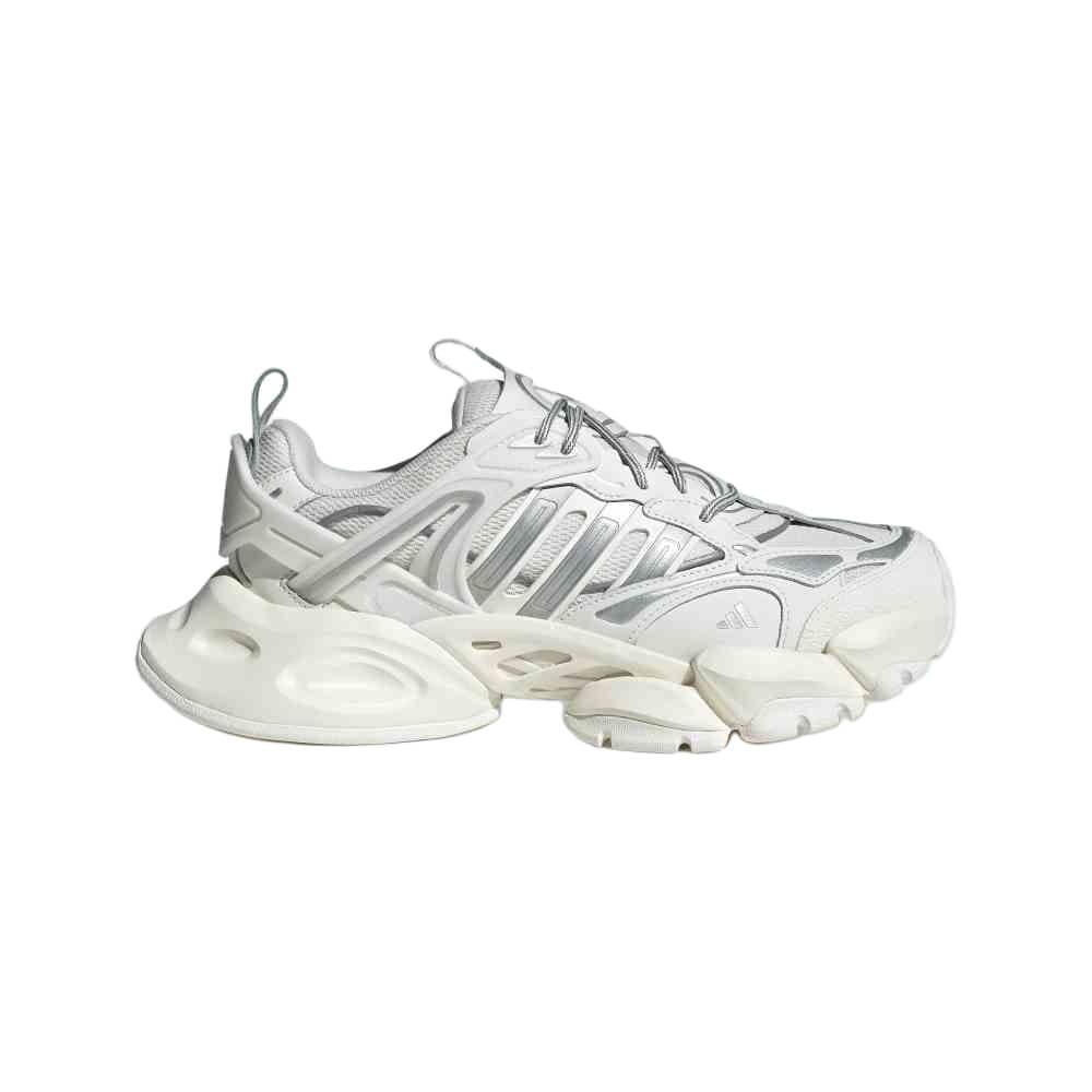 Кроссовки Adidas XLG RUNNER DELUXE Low Топ Кроссовки с Толстой Подошвой Унисекс Белый Серебряный - изображение 2