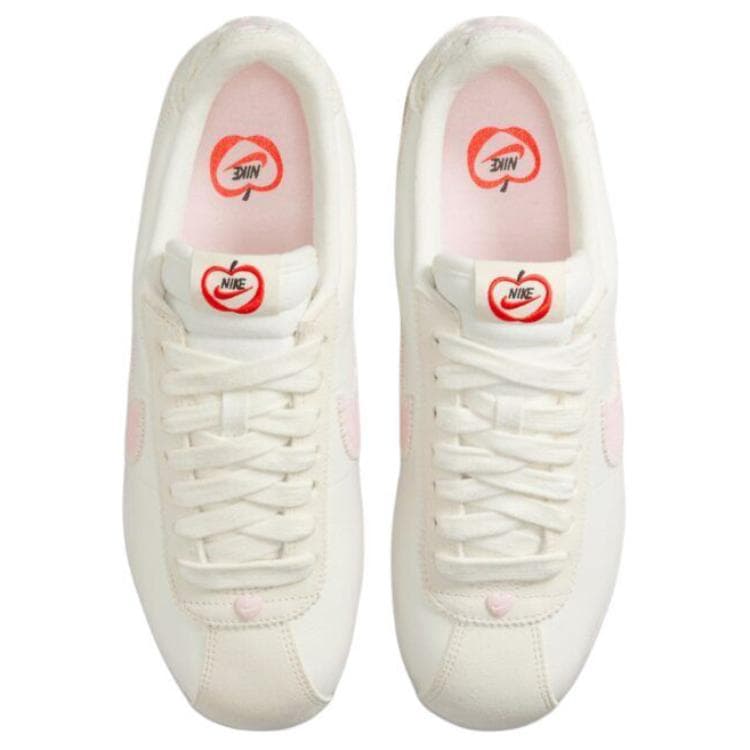 Кроссовки для бега Nike Cortez Low Топ Беговые кроссовки Women's White Розовый - изображение 4