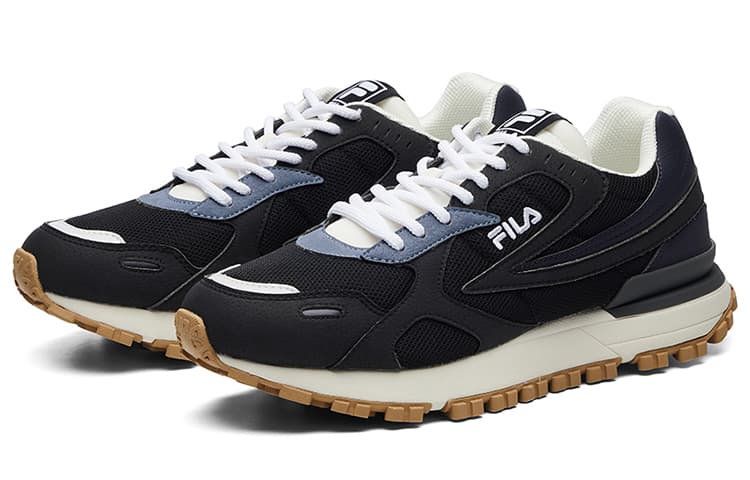 Кроссовки для бега FILA Rambler Low Sneakers Black Grey - изображение 3