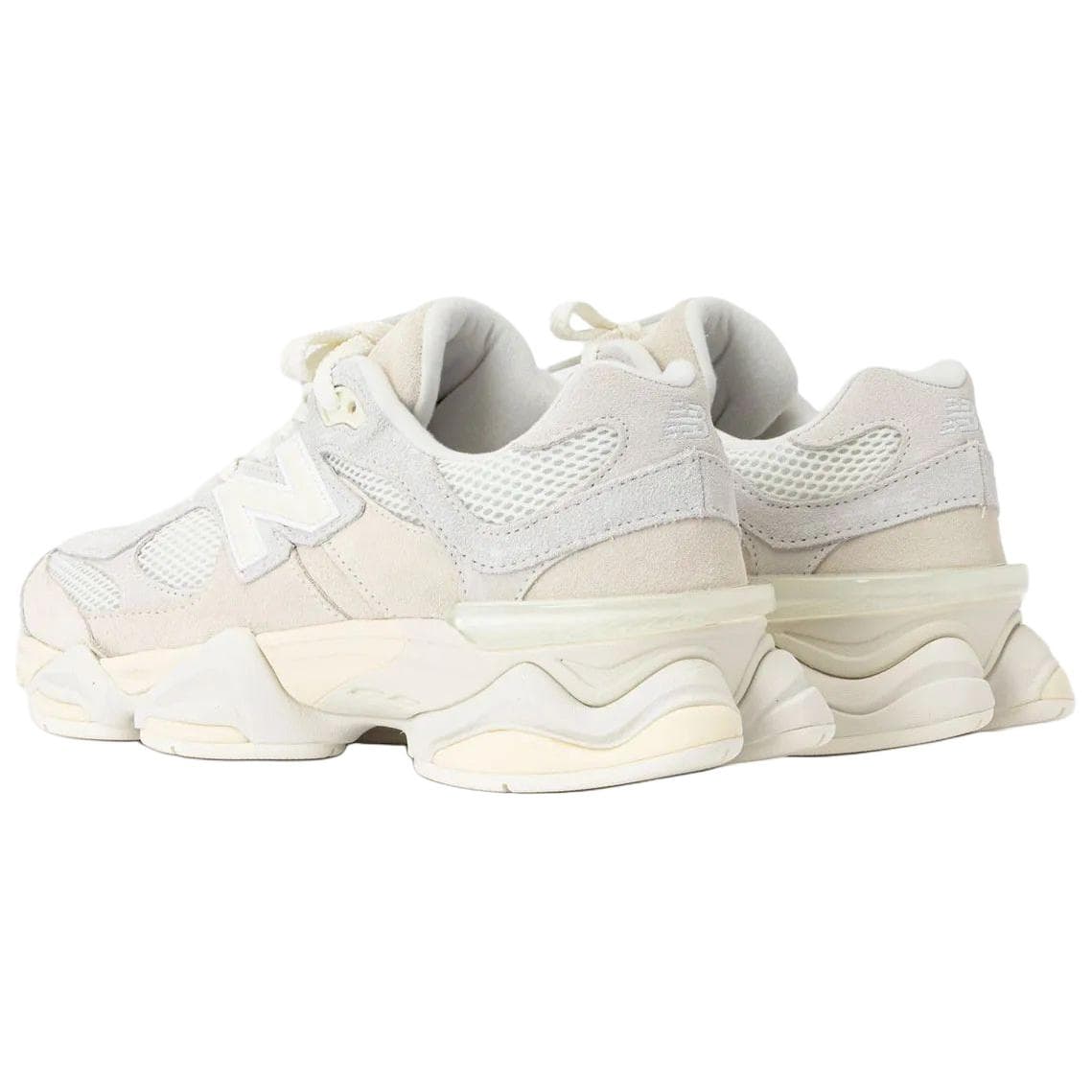 Кроссовки для бега New Balance NB 9060 Устойчивые к истиранию Низкие Повседневные Беговые Кроссовки Мужские Белые Серые - изображение 2