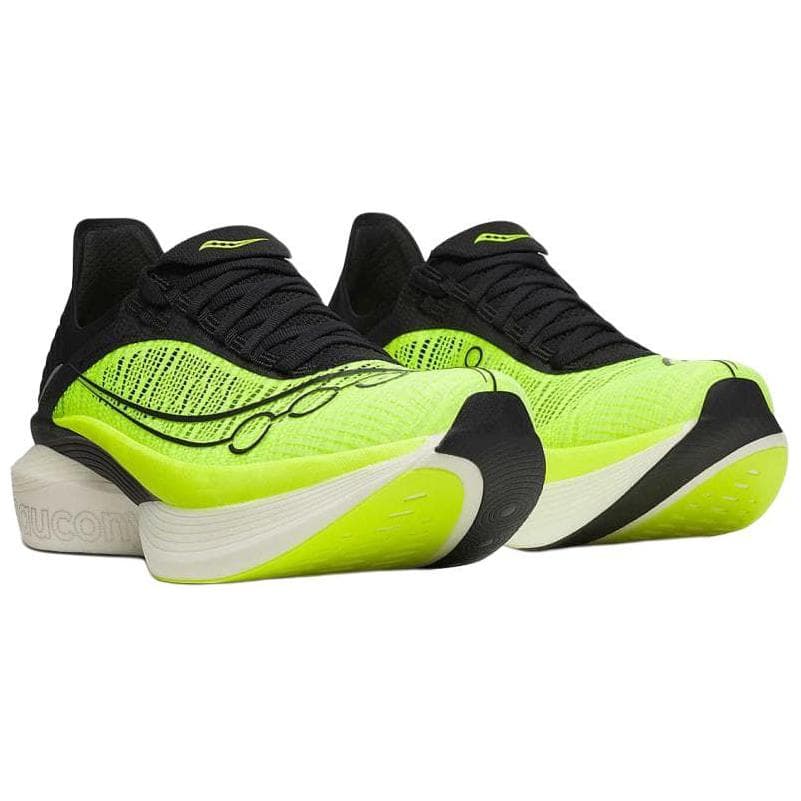 Кроссовки для бега Saucony ENDORPHIN ELITE 2 Дышащий Low Топ Марафон Бег на длинные дистанции Гонки Беговые кроссовки Унисекс Зелёно-чёрный - изображение 3