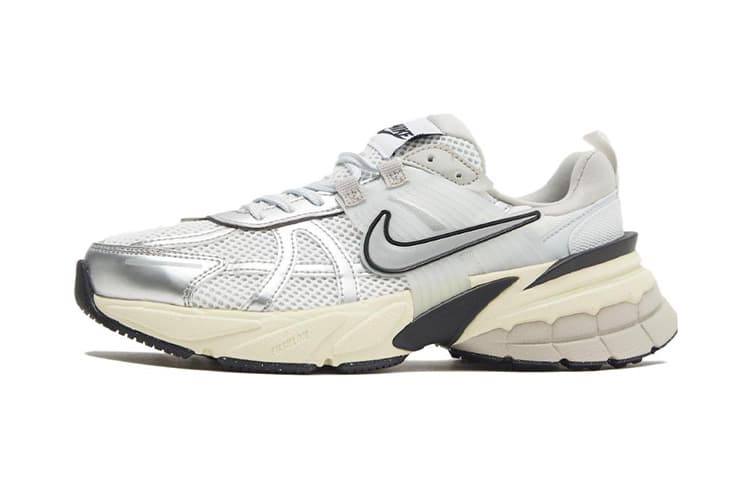 Кроссовки для бега Nike V2K Run Silver White - изображение 7