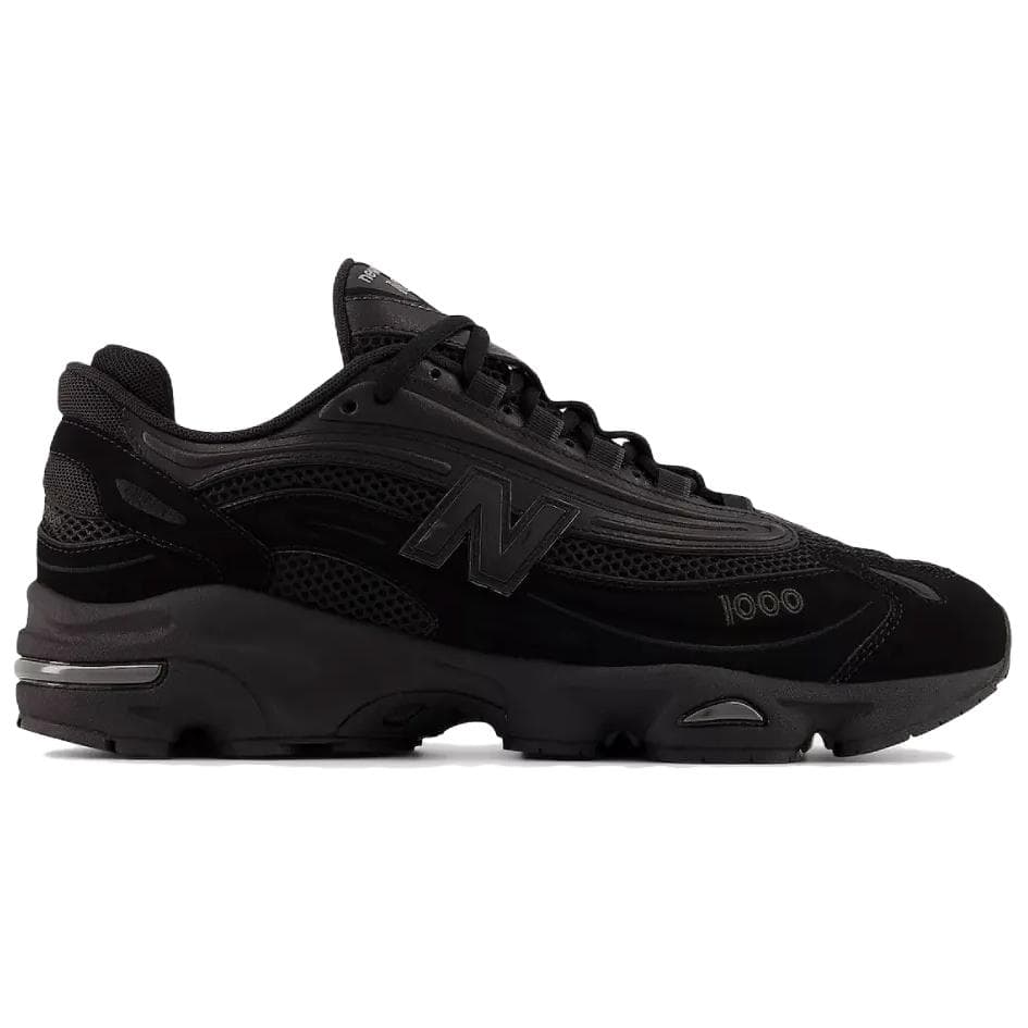 Кроссовки для бега New Balance NB 1000 Классический и Универсальный Дышащий ABZORB Амортизация Материал Беговые кроссовки Унисекс Черный - изображение 2