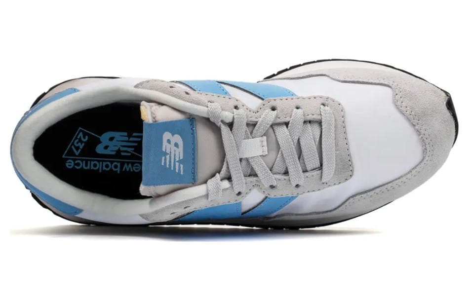 Кроссовки для бега New Balance NB 237 Утонченный Низкий Топ Беговые Кроссовки Женские Серый Белый Синий - изображение 3