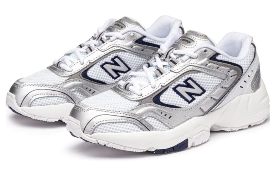 Кроссовки для бега New Balance 452 White Silver - изображение 2