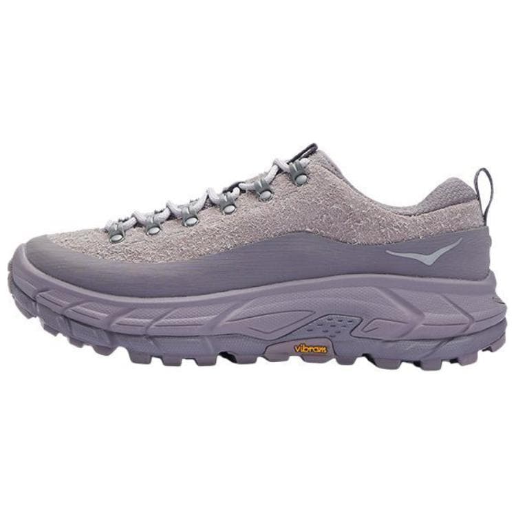 Кроссовки для бега HOKA ONE ONE Tor Summit Устойчивые к истиранию Низкие Повседневные Беговые Кроссовки Унисекс Серый Фиолетовый - изображение 1