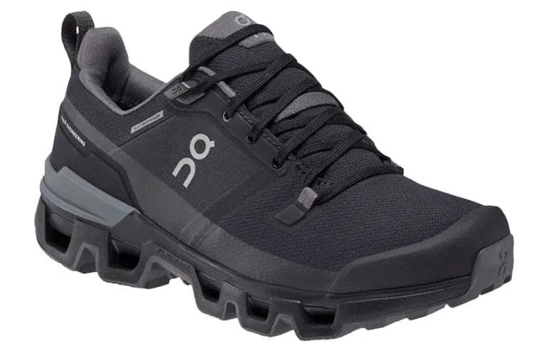 Кроссовки для бега On Cloudwander Waterproof Black Grey — фото 3
