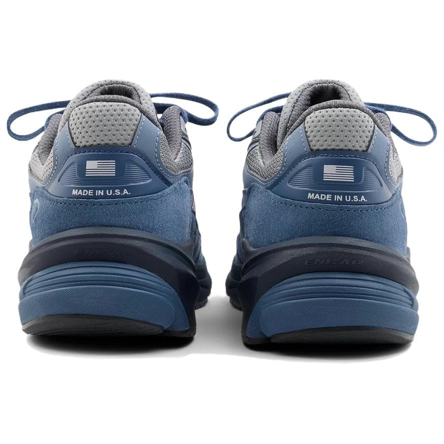 Кроссовки для бега New Balance NB 990 V6 Устойчивые к истиранию Низкие Повседневные Беговые Кроссовки Унисекс Винтаж Индиго - изображение 4