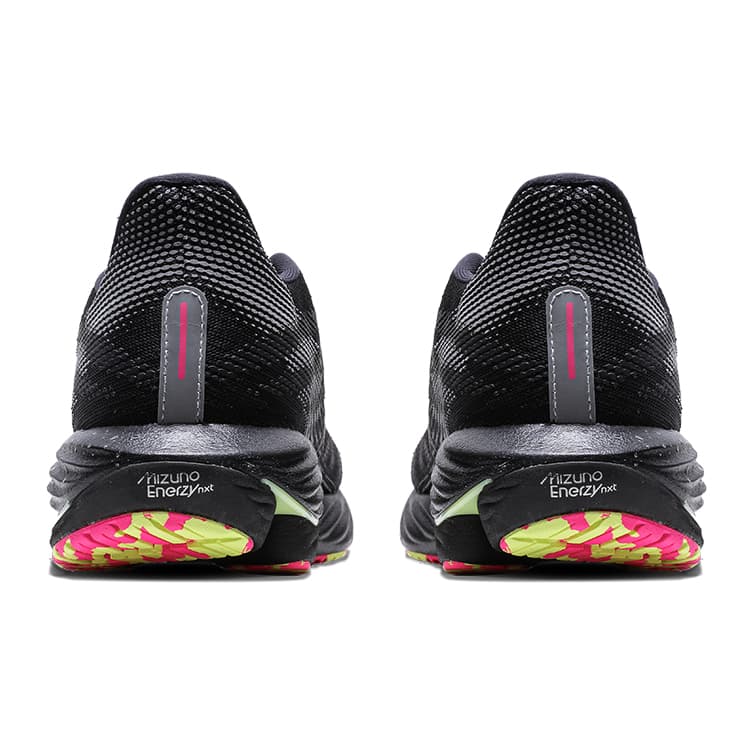Кроссовки для бега Mizuno Wave Rider 28 Противоскользящие Устойчивые к износу Низкие Беговые кроссовки Унисекс Черный Серебряный - изображение 5