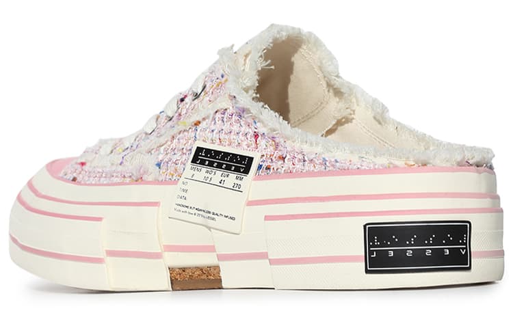 Кеды xVESSEL G.O.P. Slip On "Pink Tweed" - изображение 4