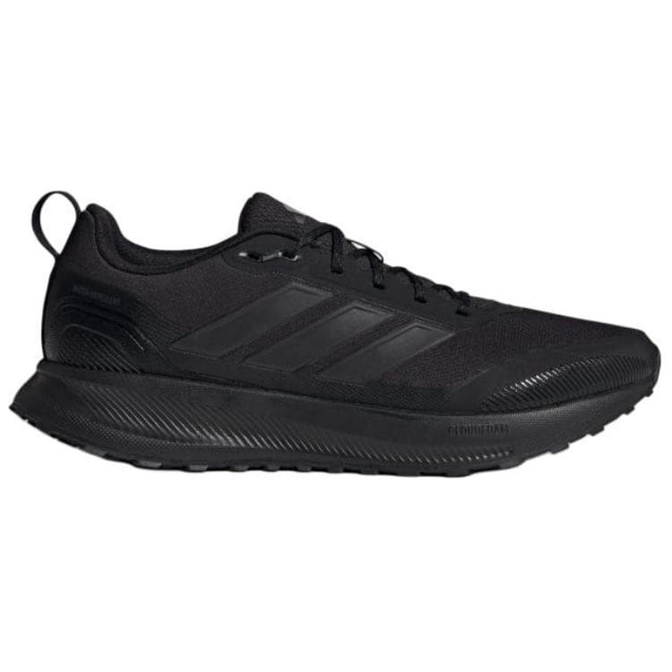 Кроссовки для бега Adidas Runfalcon 5,0 Ткань Низкие Беговые Кроссовки Мужские Черные - изображение 2