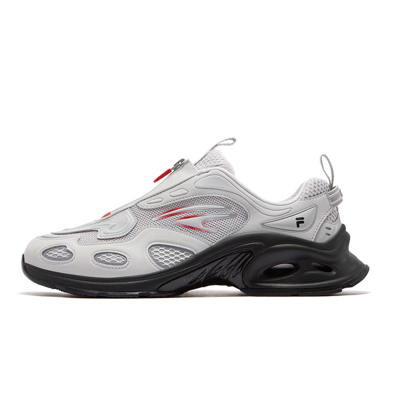 Кроссовки для бега FILA FUSION Текстиль Синтетическая кожа Низкие кеды для бега Мужские Антарктический серый - изображение 1