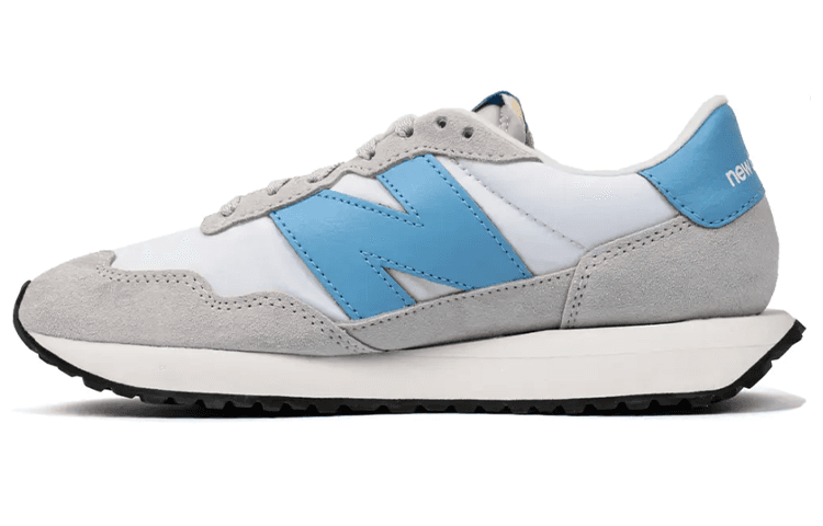 Кроссовки для бега New Balance NB 237 Утонченный Низкий Топ Беговые Кроссовки Женские Серый Белый Синий - изображение 1