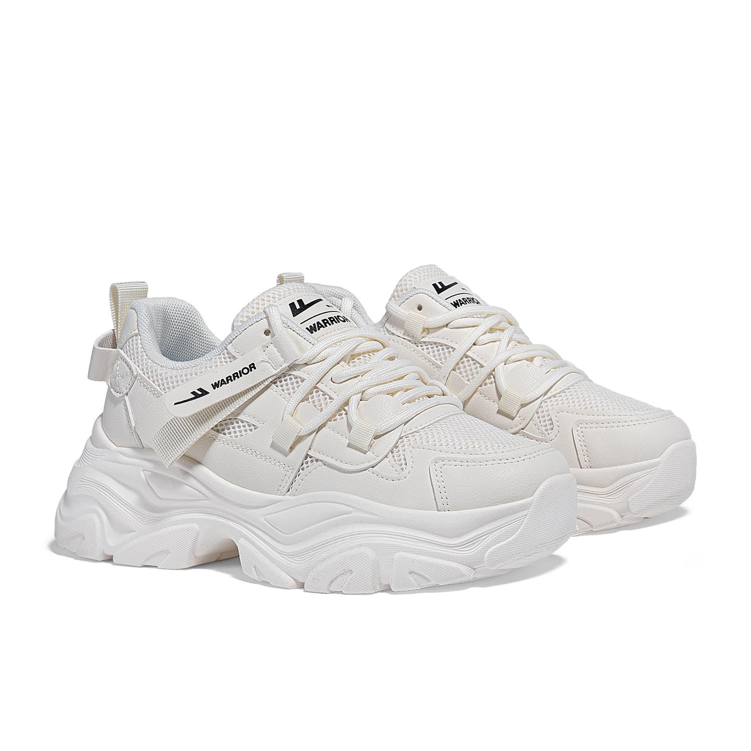 Кроссовки WARRIOR Low Топ Массивные кроссовки Женские Бежевый - изображение 4