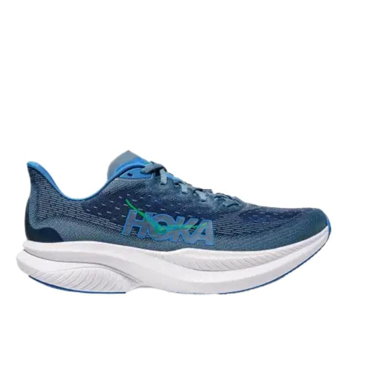 Кроссовки для бега HOKA ONE ONE Mach 6 Износостойкие Низкие Беговые кроссовки Мужские Синие - изображение 2
