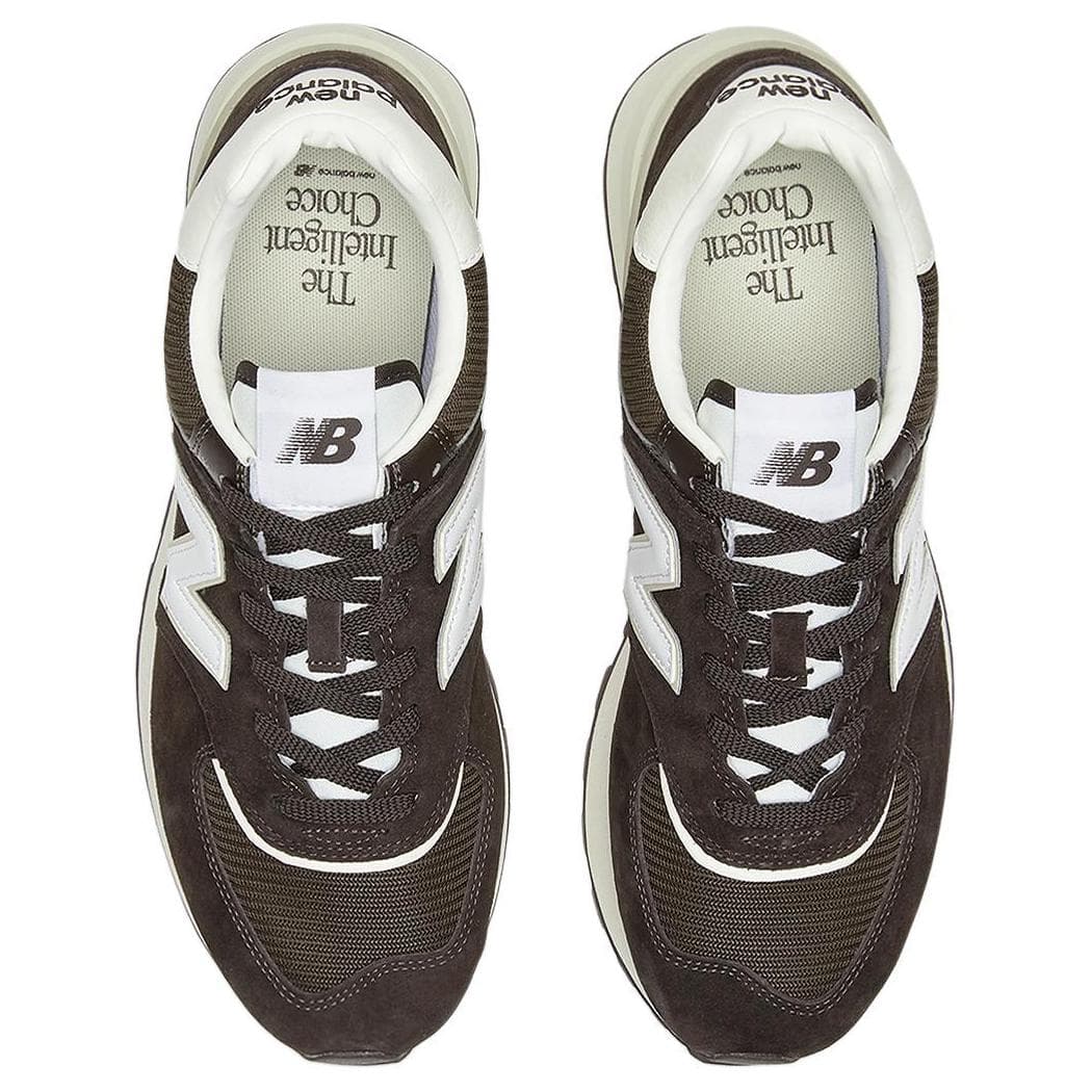 Кроссовки для бега New Balance NB U574 Low Top Повседневные беговые кроссовки Унисекс Коричневый - изображение 5