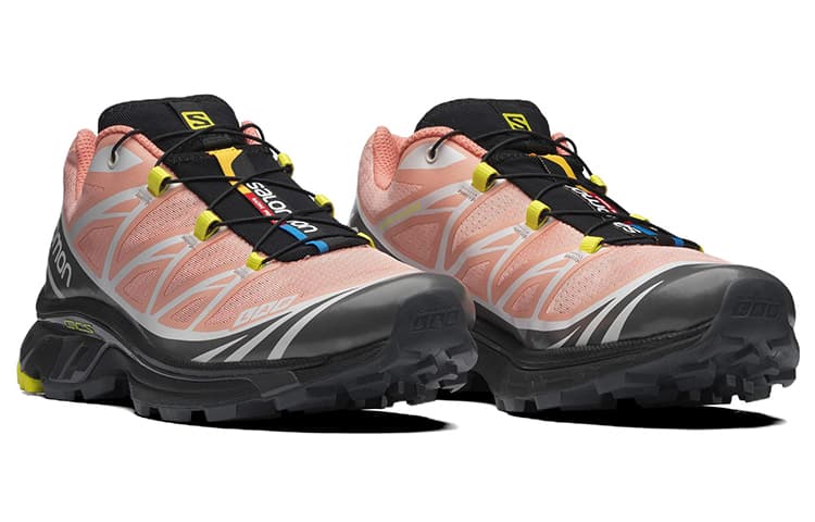 Кроссовки для бега Salomon XT-6 Black Pink - изображение 2