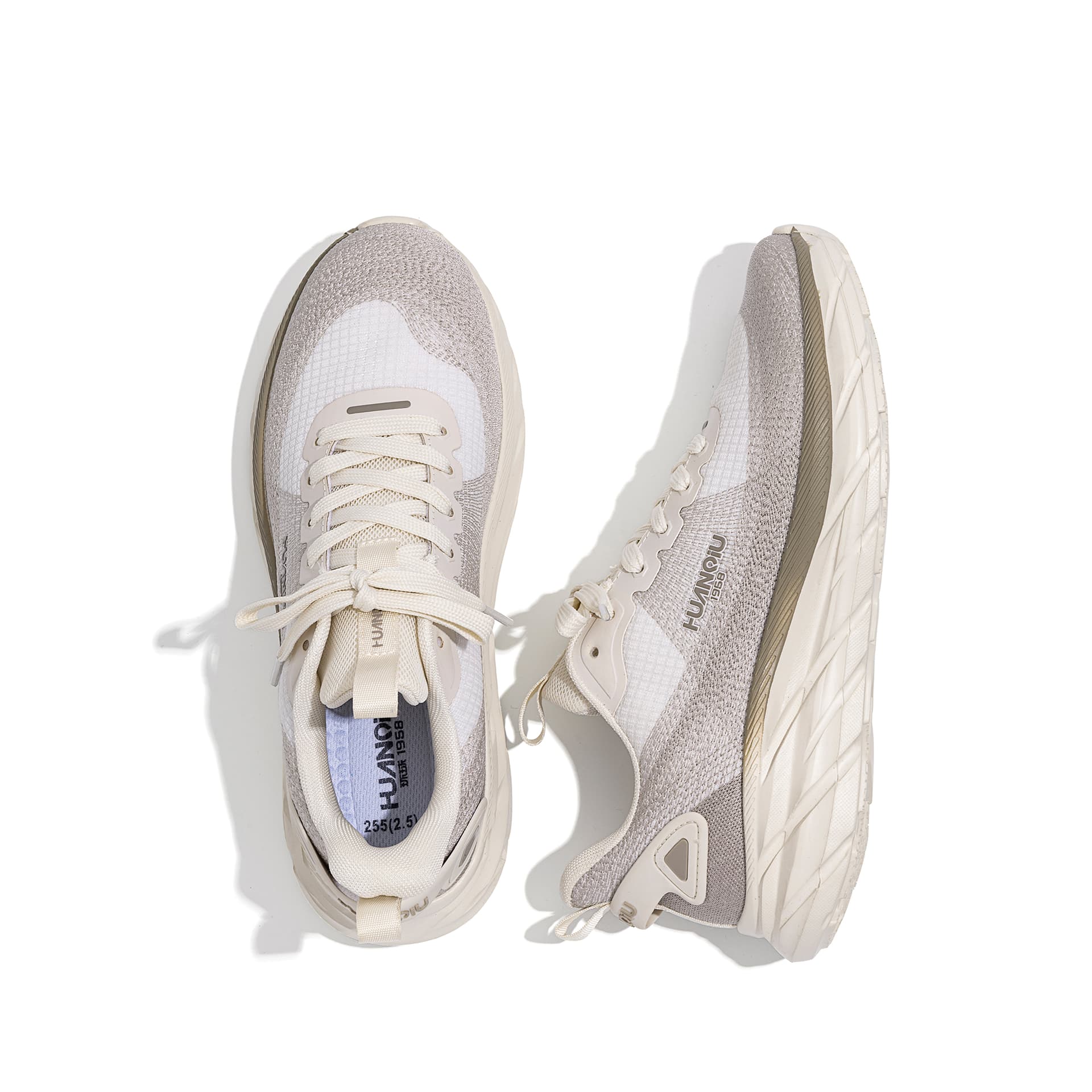Кроссовки для бега HUANQIU Fashion Casual Running Shoes Khaki Grey - изображение 6