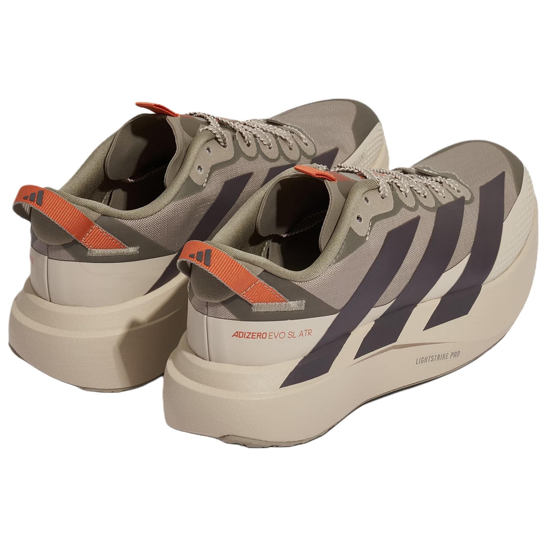Кроссовки для бега Adidas Adizero EVO SL визуально увеличивает рост Марафон Беговые кроссовки Женские Коричневый - изображение 5