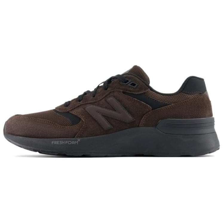 Кроссовки для бега New Balance 880 Текстиль Свинская кожа Износостойкий и Легкий REVLITE Беговые кроссовки Мужские Темно-коричневый - изображение 1