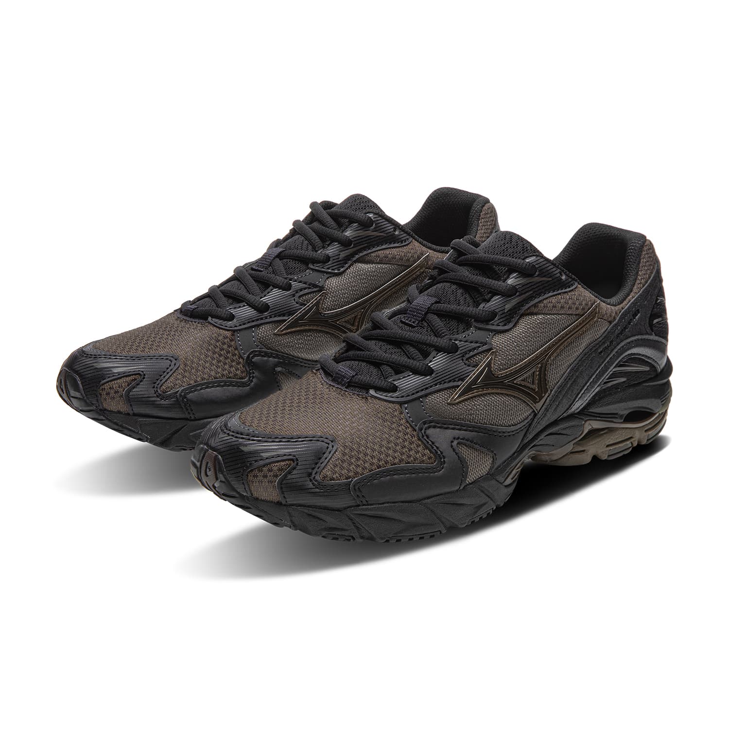 Кроссовки для бега Mizuno Wave Rider 10 Low Топ Повседневные беговые кроссовки Унисекс Шоколадно-коричневый - изображение 4