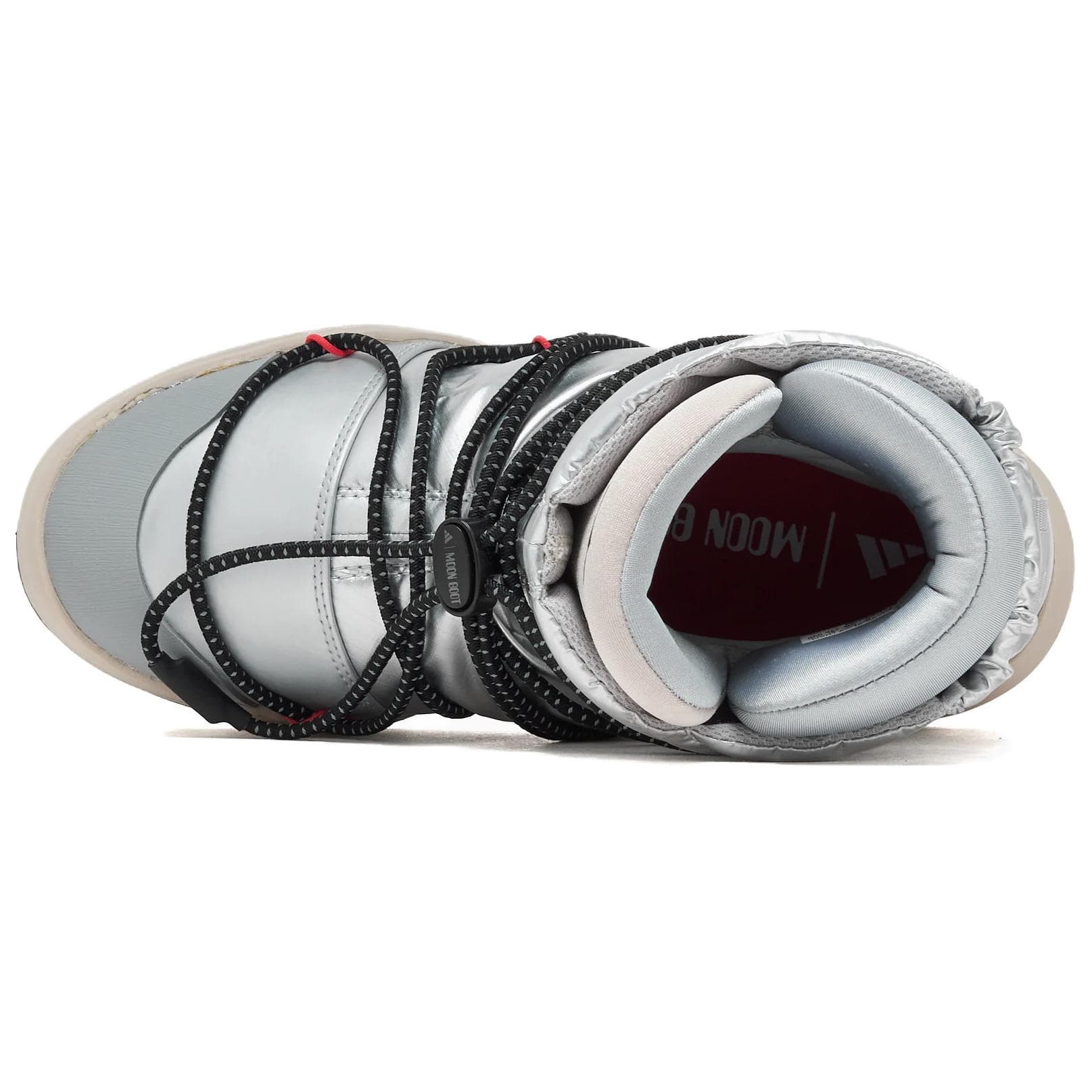 Сапоги MOON BOOT x Adidas Ace Ботильоны Женские Серебристые - изображение 4