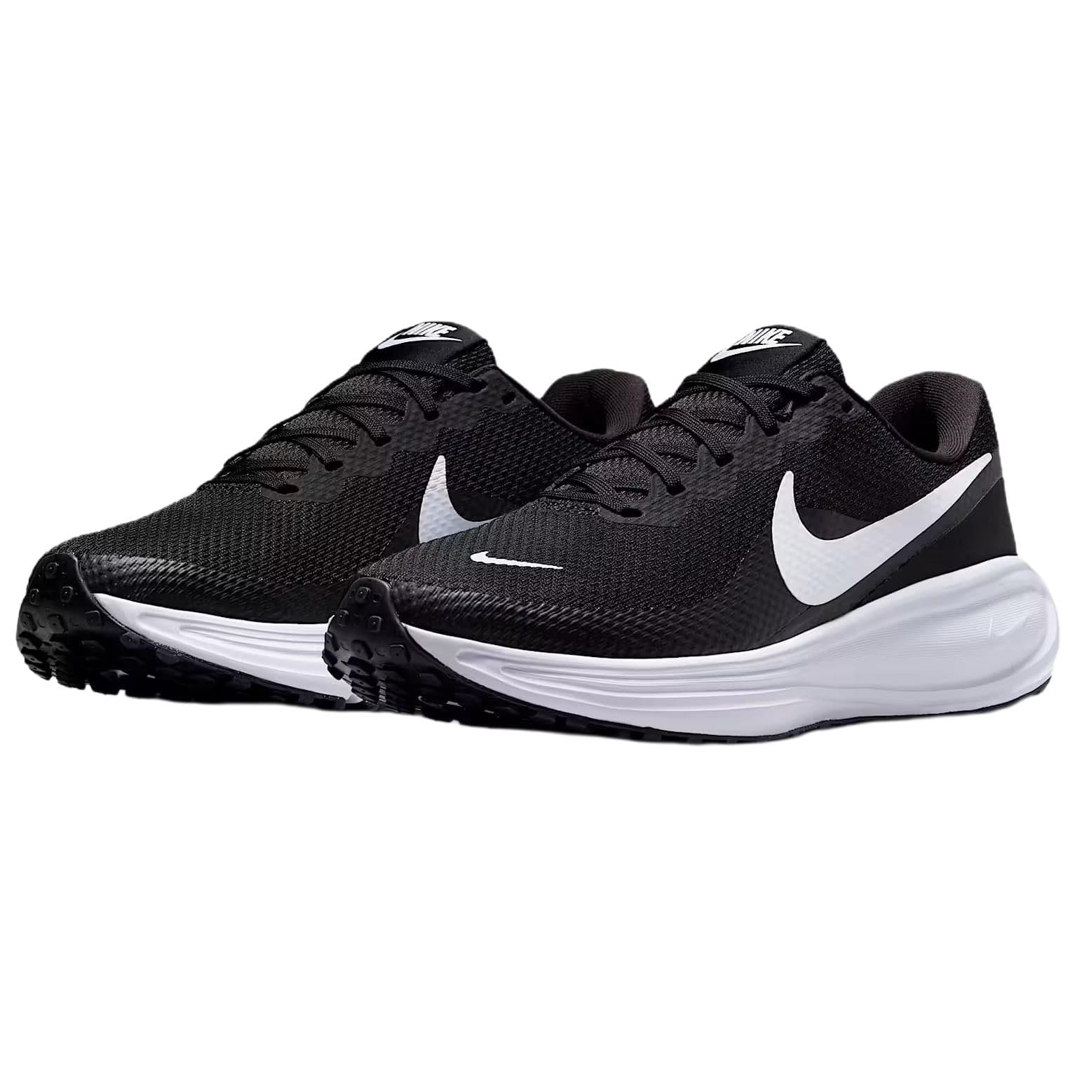 Кроссовки для бега Nike REVOLUTION 8 Сетчатая ткань Дышащий Low Топ Бег на длинные дистанции Спринт Беговые кроссовки Женские Черный - изображение 3