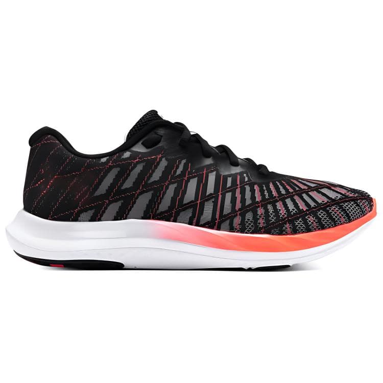 Кроссовки для бега Under Armour Charged Breeze 2 Сухая и Комфортная Ткань Низкие Кроссовки для Бега Женские Черные Красные - изображение 2