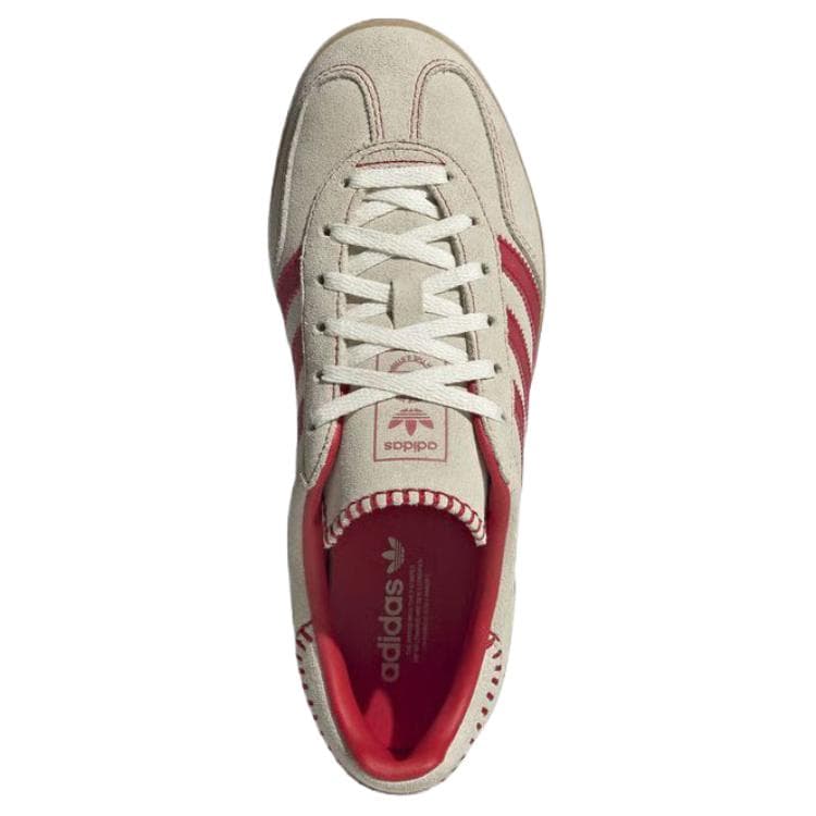 Кроссовки Adidas Originals Gazelle Синтетическая кожа Спилок коровьей кожи Низкие кеды немецкой армии (GAT) Женские - изображение 5