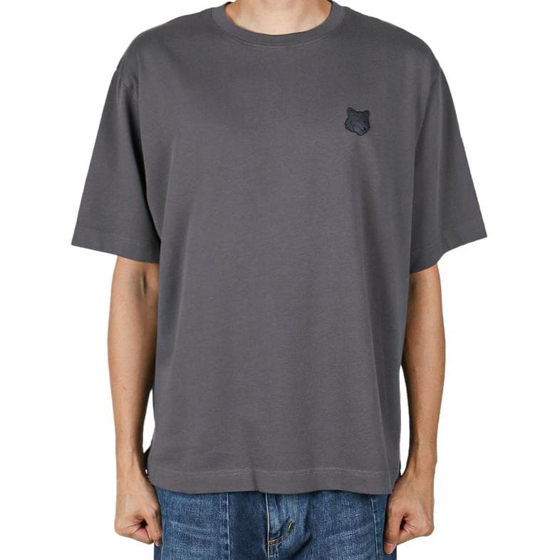 Футболка Maison Kitsune Carbon Gray Мужская T-Рубашка - изображение 1
