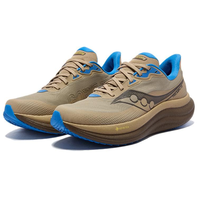 Кроссовки для бега Saucony Triumph Victory 23 Дышащий Low Топ PWRRUN PB Тренировки Бег на длинные дистанции Обувь Унисекс Коричневый - изображение 3
