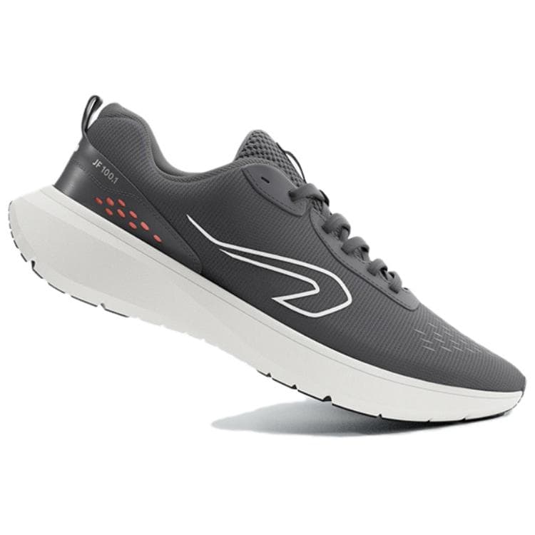 Кроссовки для бега DECATHLON JF100,1 Амортизация устойчивость к истиранию низкий топ повседневные беговые кроссовки женские черный - изображение 5