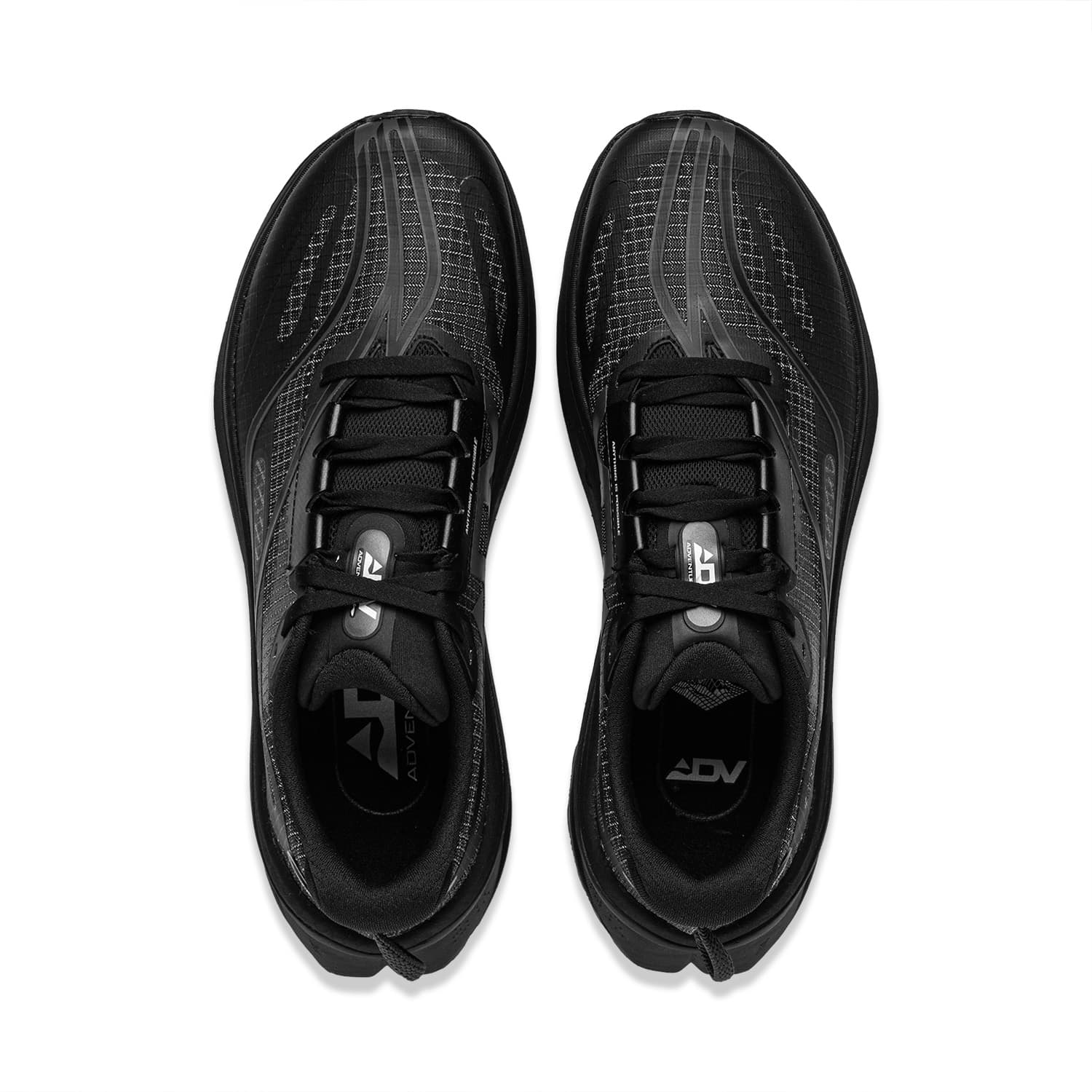Кроссовки для бега Li-Ning LINING Cloud 2 BOOM FIBER Антискользящая подошва Стабильная поддержка Лоу-топы Кроссовки для трейлраннинга Мужской Черный - изображение 4