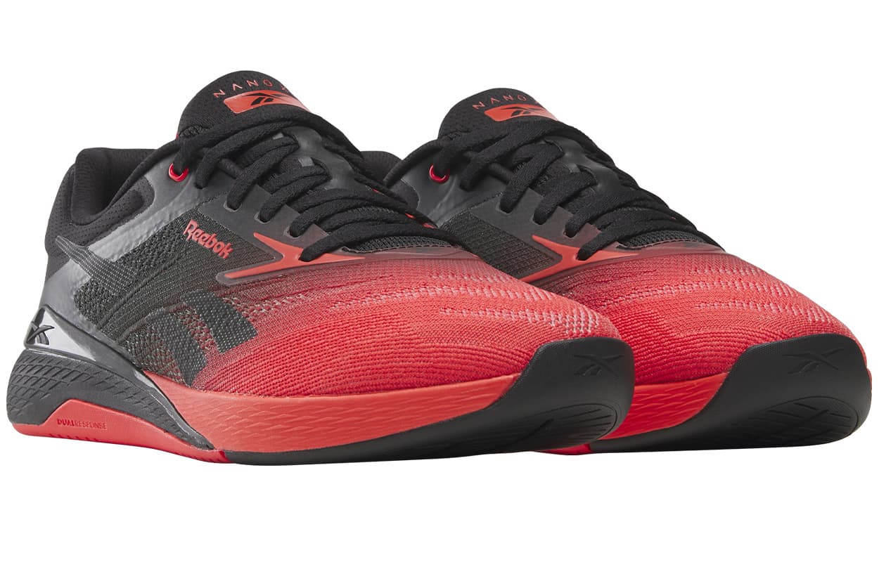 Кроссовки для бега REEBOK Nano X5 Износостойкие Низкие Беговые Кроссовки Унисекс Черные Красные - изображение 2