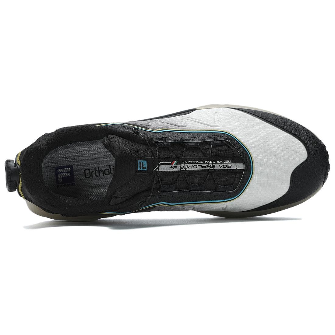 Кроссовки FILA BOA EXPLORER 2 Износостойкие Низкие Уличные Кроссовки Мужские Черные - изображение 3