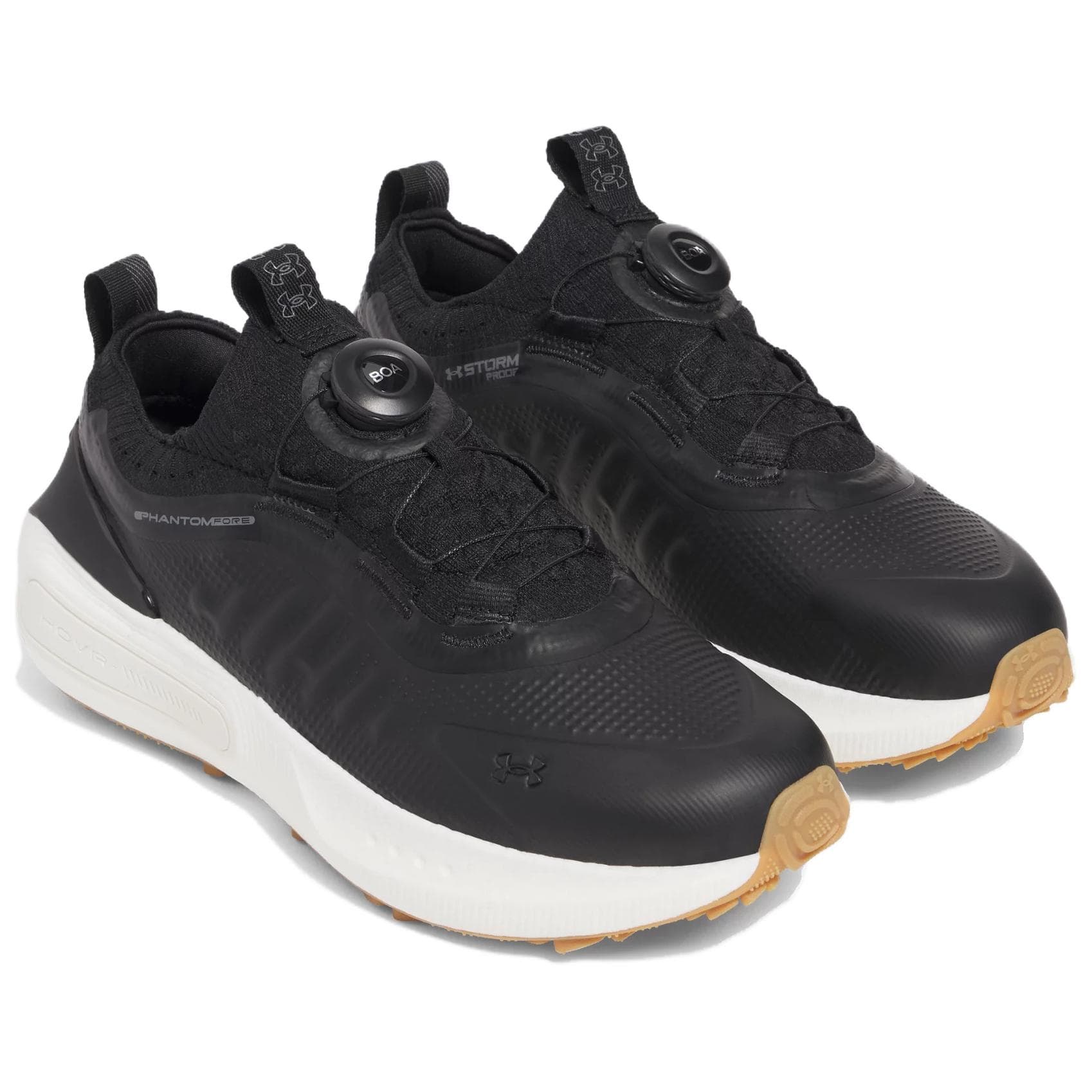 Кроссовки для гольфа Under Armour HOVR Phantom Амортизация Водонепроницаемое покрытие Поддержка Устойчивость к ударам Низкий топ - изображение 3
