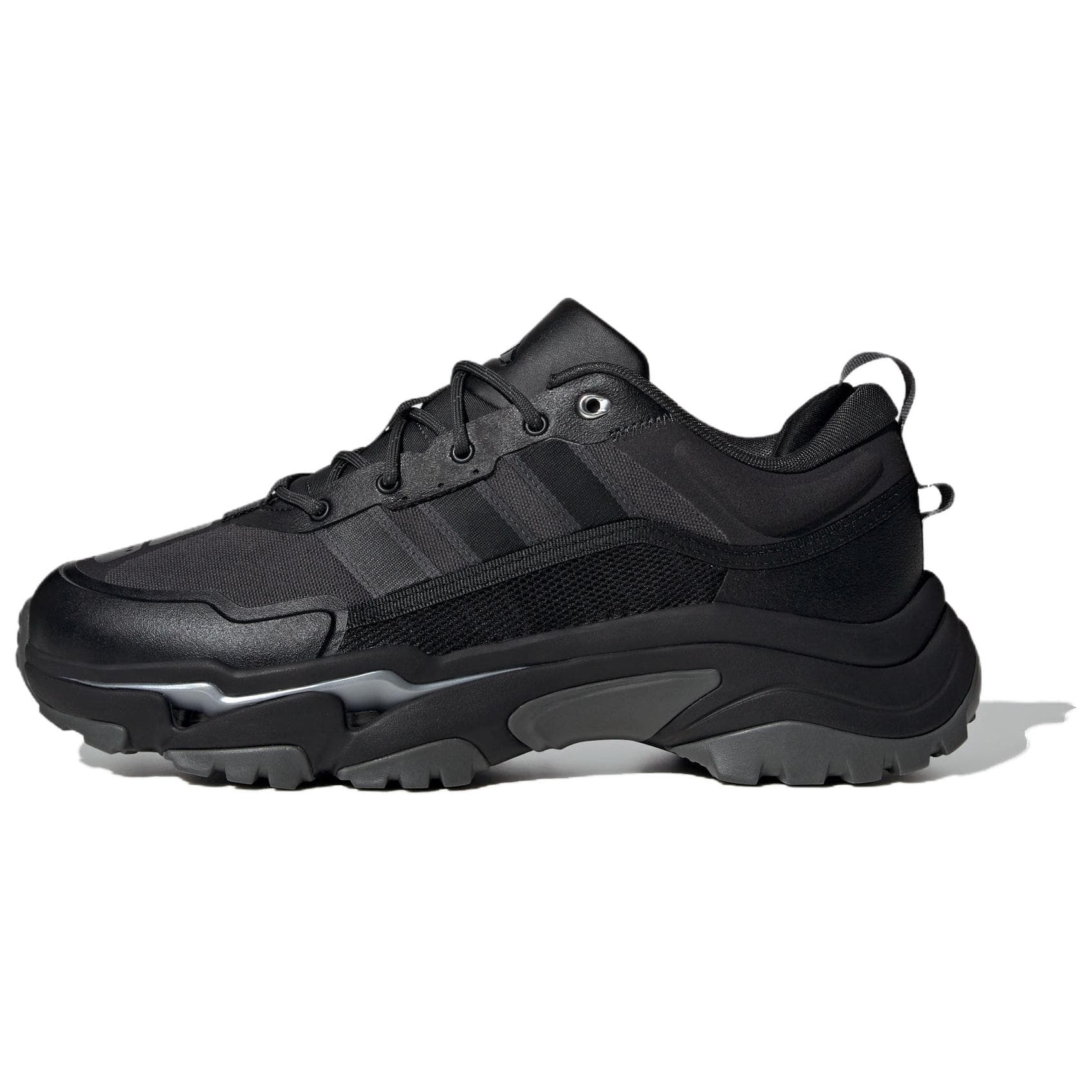 Кроссовки для бега Adidas Citywowlk MT Удобная ткань синтетическая кожа низкий топ беговые кроссовки унисекс черный - изображение 1