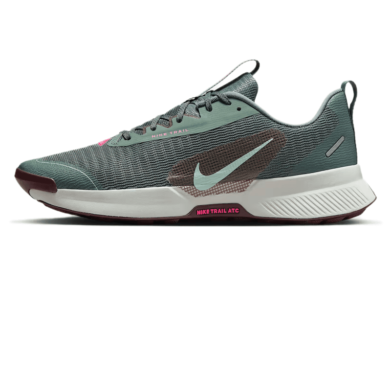 Кроссовки для бега NIKE Juniper Trail 3 Дышащий Low Top Trail Running Training Беговые кроссовки Мужской Зеленый белый - изображение 1