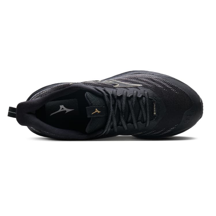 Кроссовки для бега Mizuno Лоу-топы Беговые кроссовки Унисекс Черный золотой - изображение 4