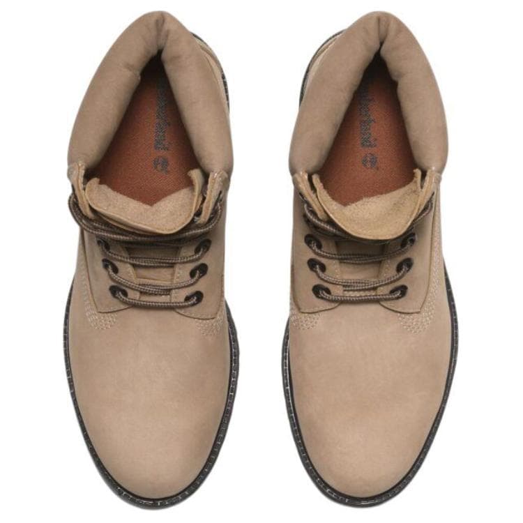 Ботинки уличные Timberland Премиум Водонепроницаемый Устойчивый к истиранию Противоскользящий Короткий Аутдор Мужской Бежевый Коричневый - изображение 6