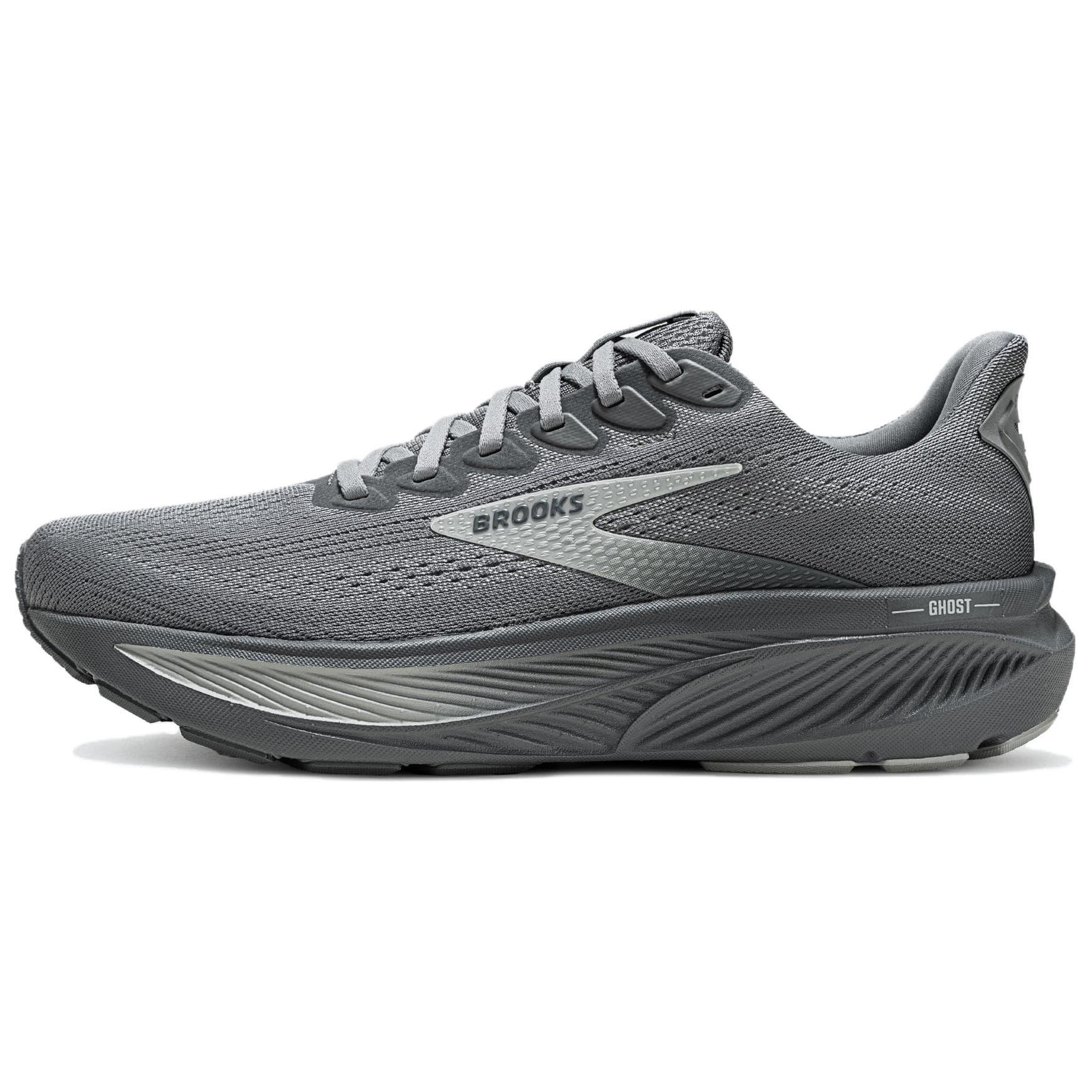 Кроссовки для бега Brooks Ghost 17 Low Топ Повседневные кроссовки для бега Мужской Серый - изображение 1