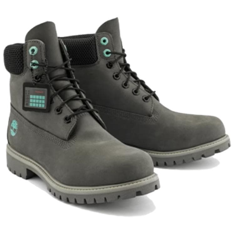 Ботинки уличные Timberland Premium Crew Армейские ботинки Средний каблук Мужской Серый - изображение 1