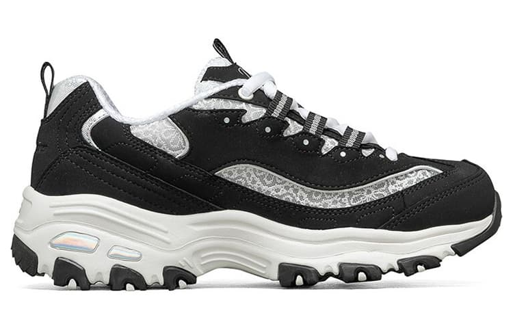 Кроссовки Skechers D'Lites 1.0 Black White - изображение 2