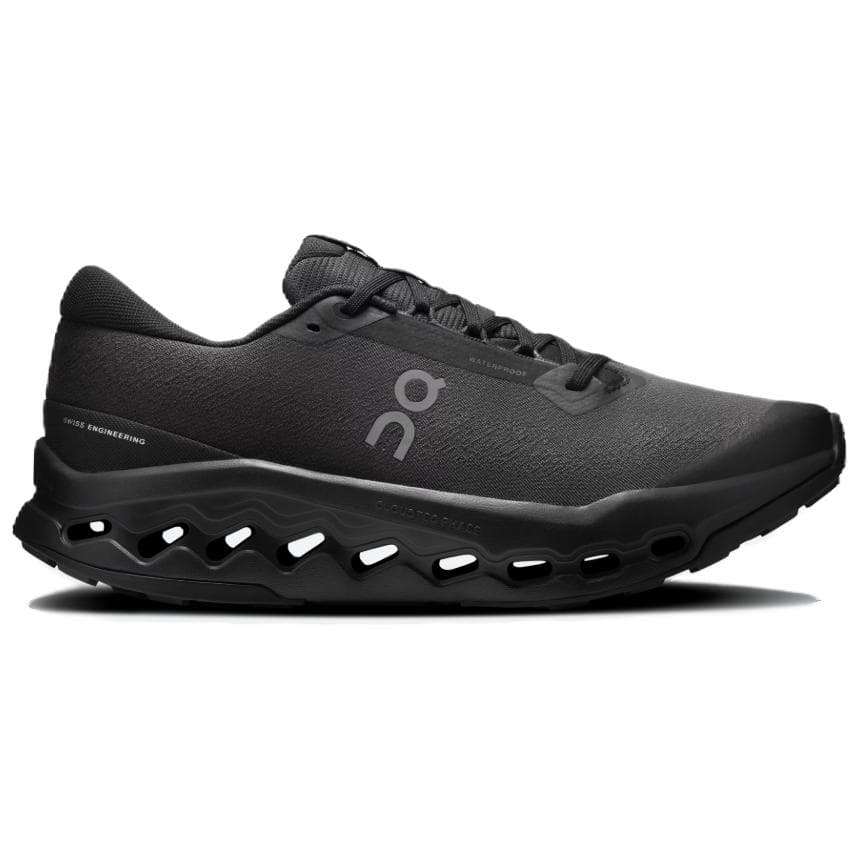 Кроссовки для бега On Cloudsurfer Trail 2 Дышащий Low Top Trail Беговые кроссовки Мужской Черный - изображение 2