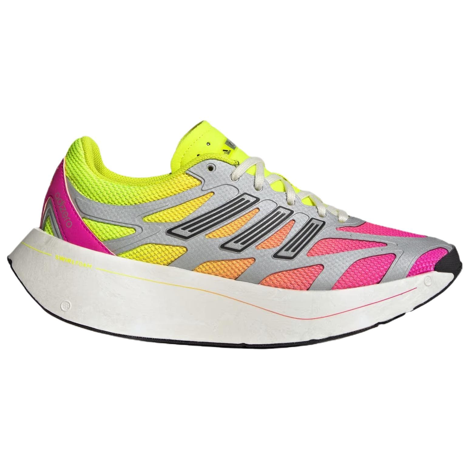 Кроссовки для бега Adidas Adizero Aruku Классические и Универсальные Беговые Кроссовки Женские Желто-Розовые - изображение 2