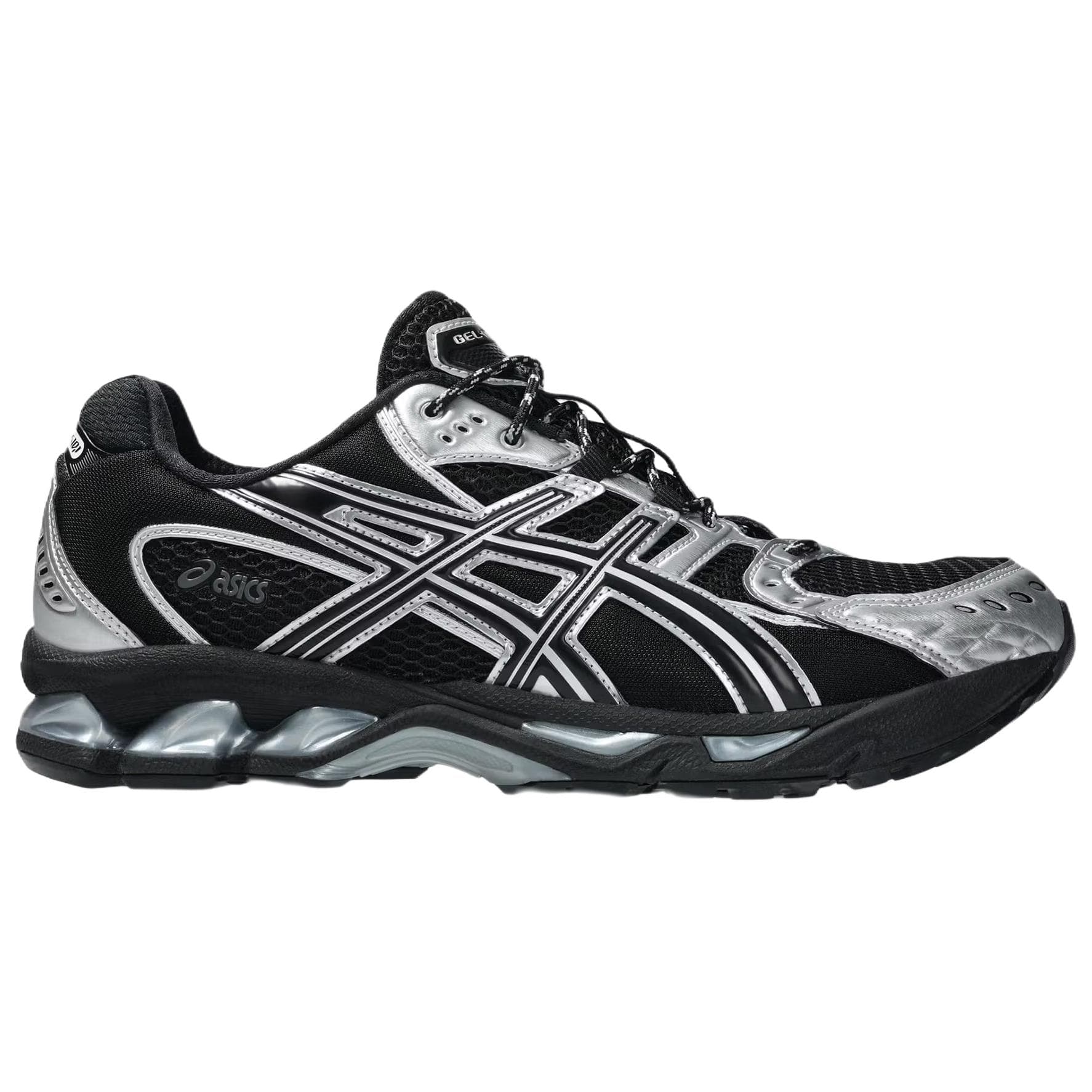 Кроссовки для бега ASICS Гель Nimbus 10,1 Дышащие Низкие Повседневные Беговые Кроссовки Унисекс Черные Серебряные - изображение 2